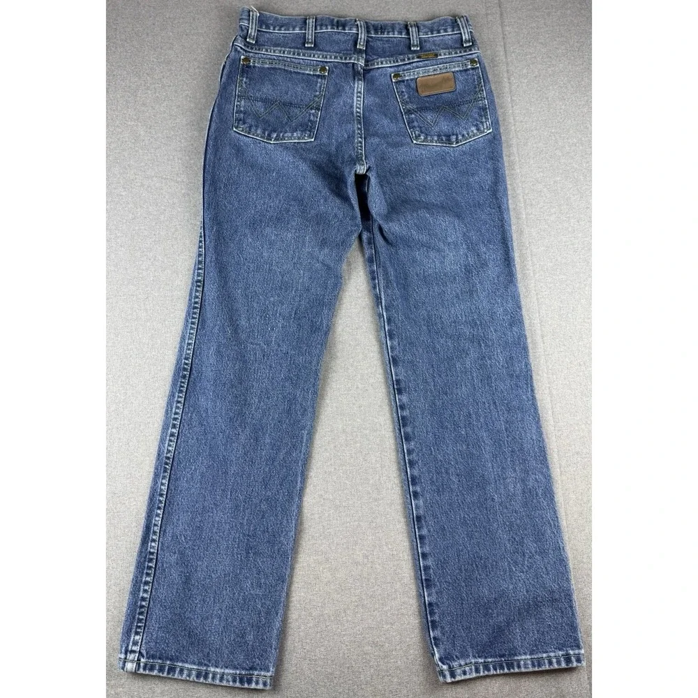 Wrangler George Strait Cowboy Cut Jeans Mens 32x30 Western Blue Denim Vintage